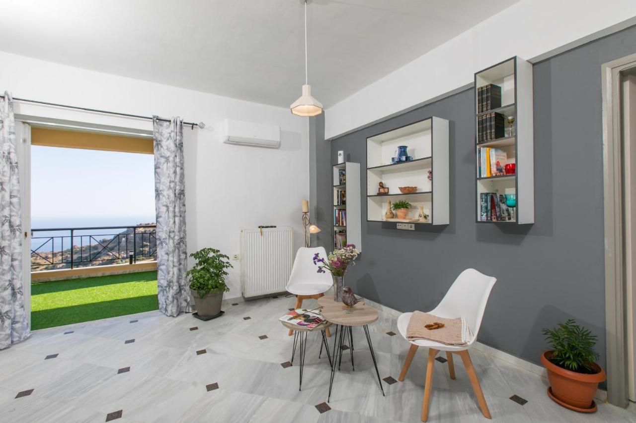 Вілла Irini'S Sea View House Sellia  Екстер'єр фото
